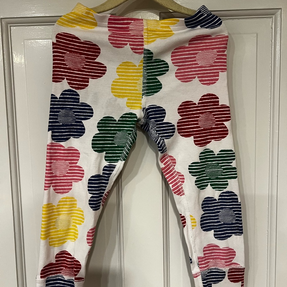 Hanna Andersson Kids pajama pants leggings with Floral Design